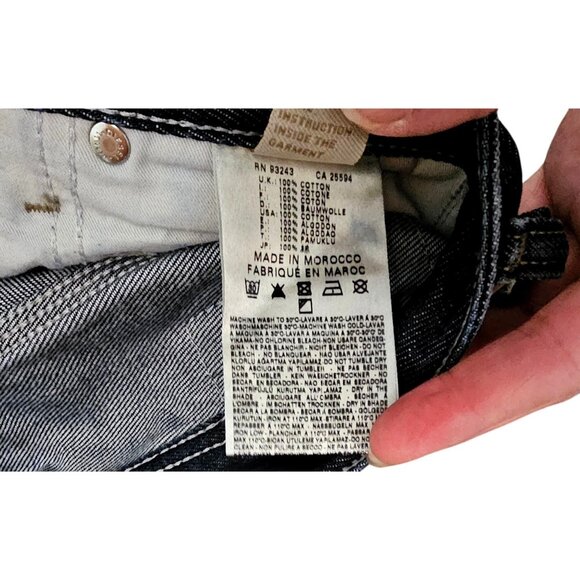 Men's Diesel Krooley W28 L30 Tapered Fit Slim Jeans Denim Division Dark Wash - Picture 7 of 14